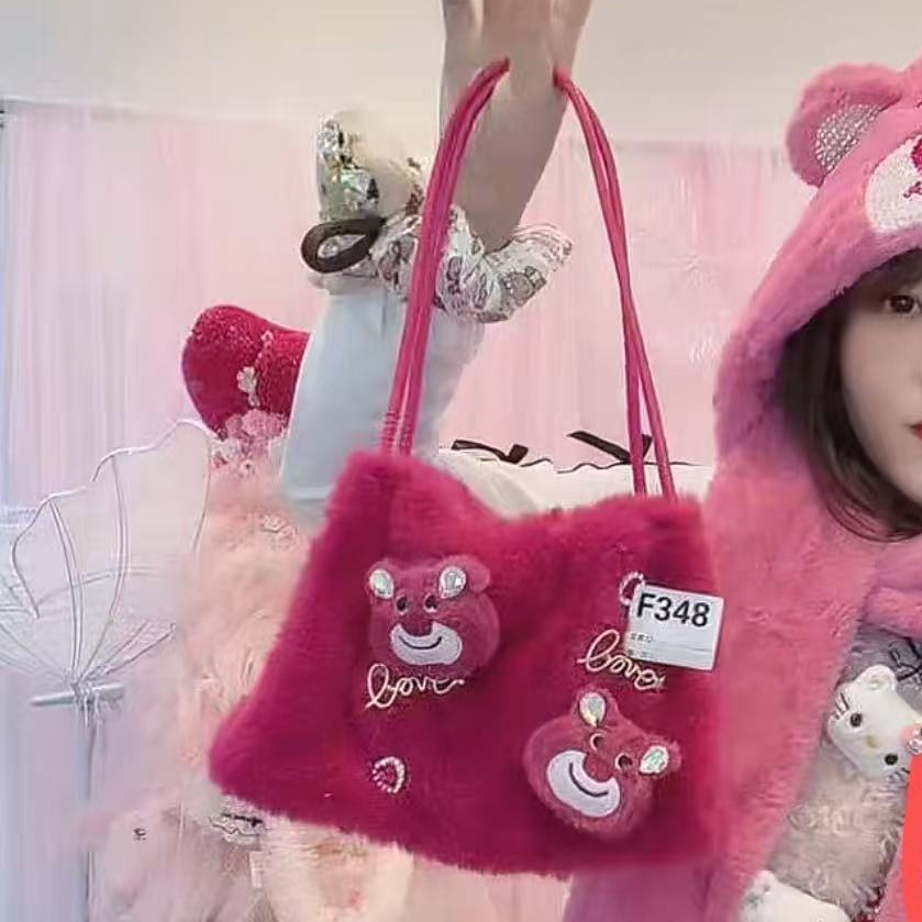 格格家新款定制女包毛毛包10623