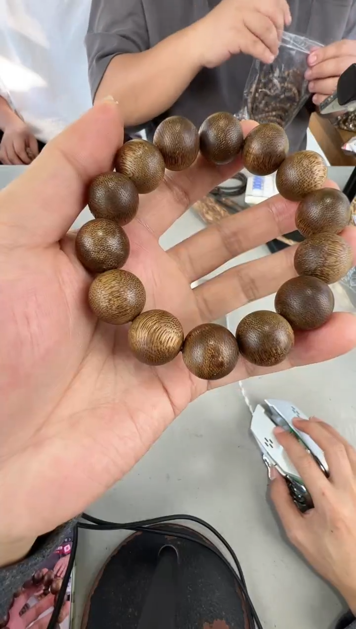 沉香沉香枕乌身1.6圆珠单圈多样性发一