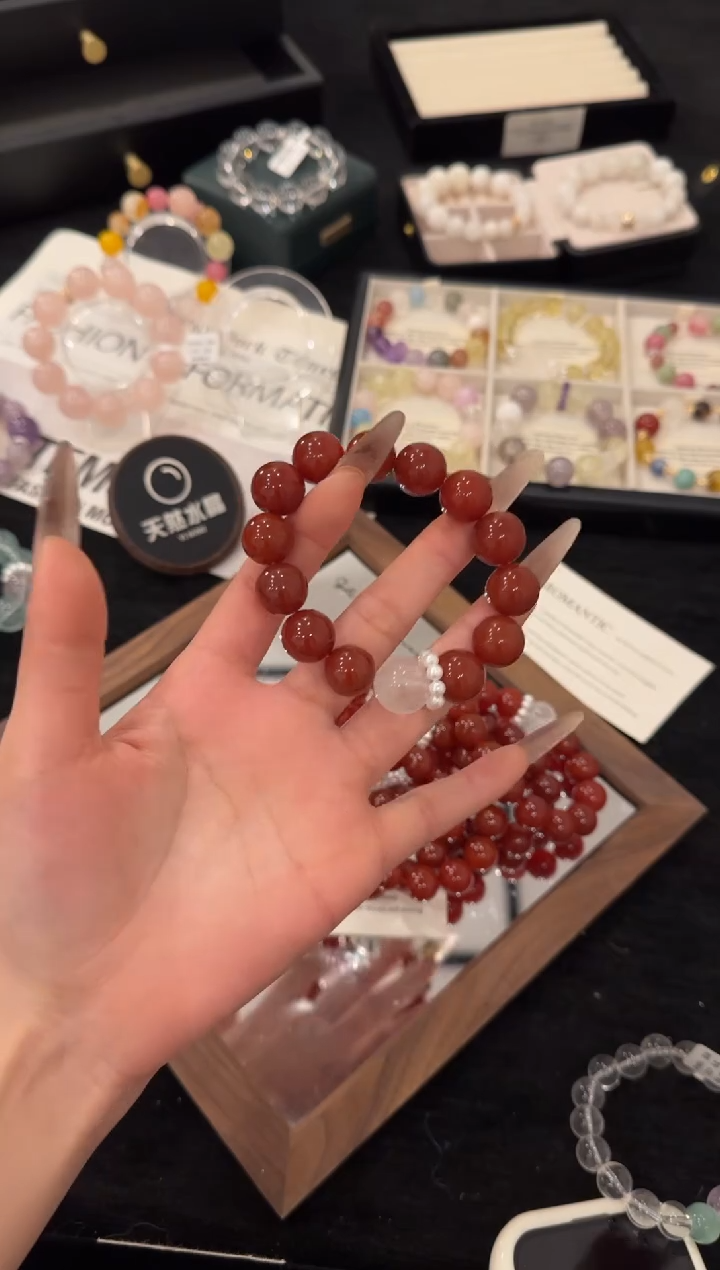 未镶嵌手链水晶圣诞限定x3458