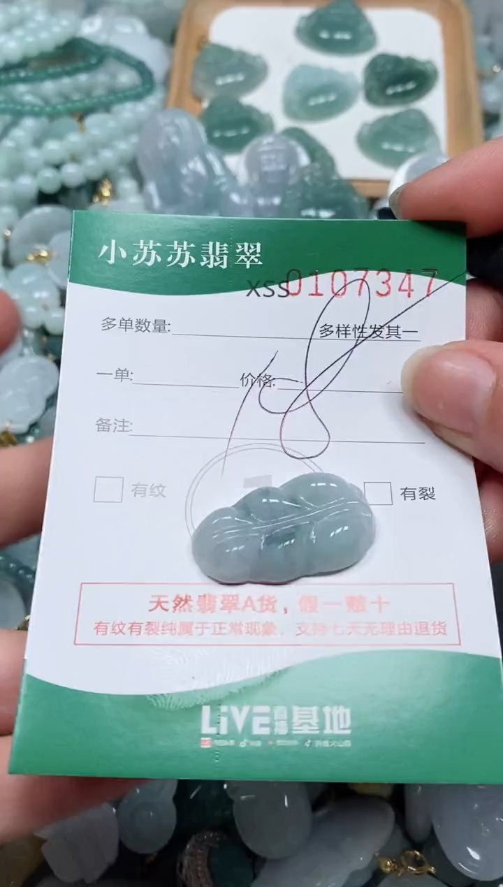【闪购商品】翡翠颈饰未镶嵌闪购商品0107347