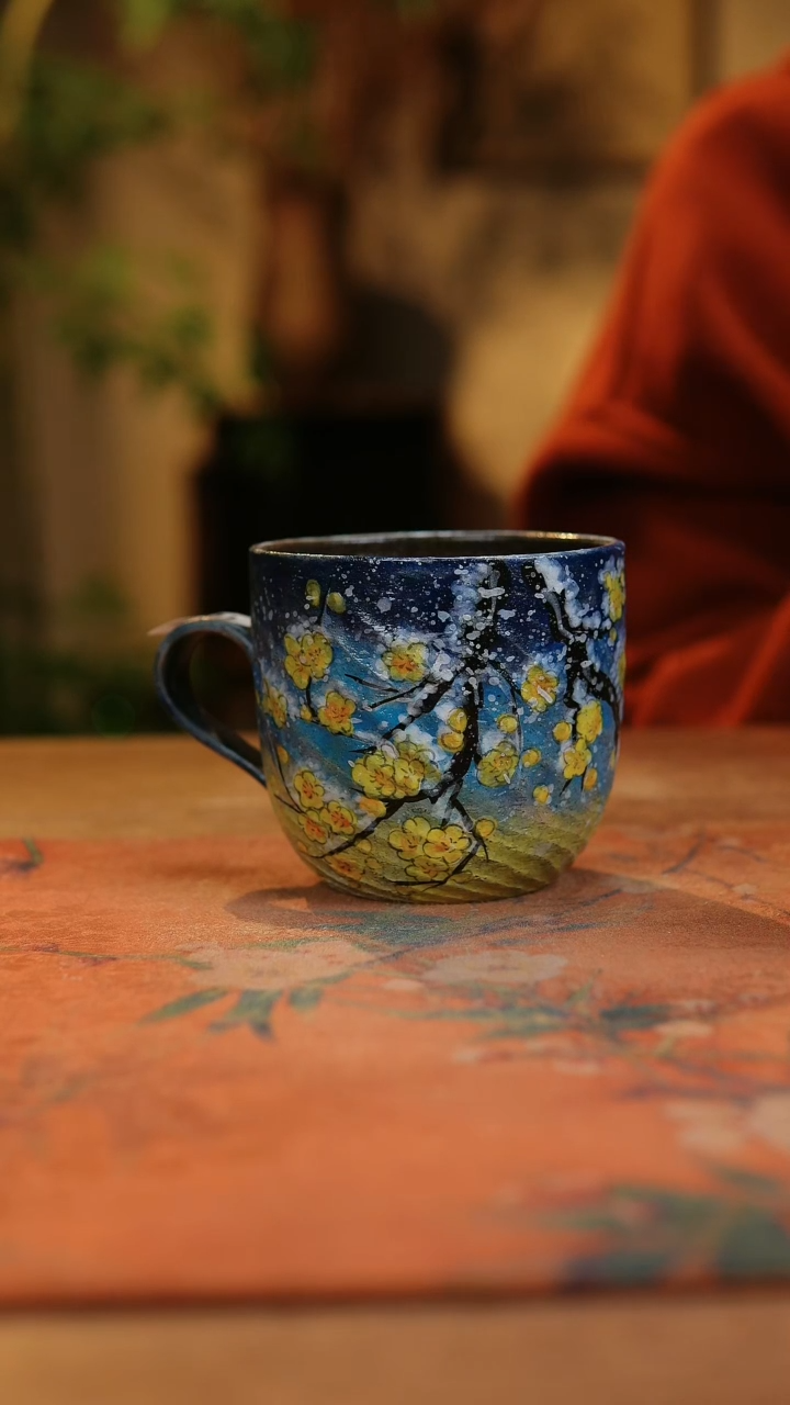 【闪购商品】瓷片1026景德镇手工手绘釉下彩高温瓷