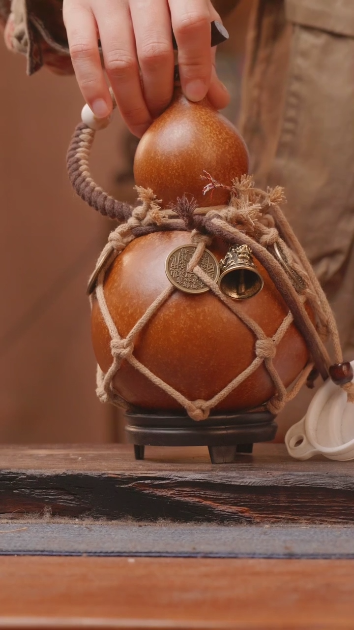 【闪购商品】44号精品大漆葫芦防腐防渗装水茶酒