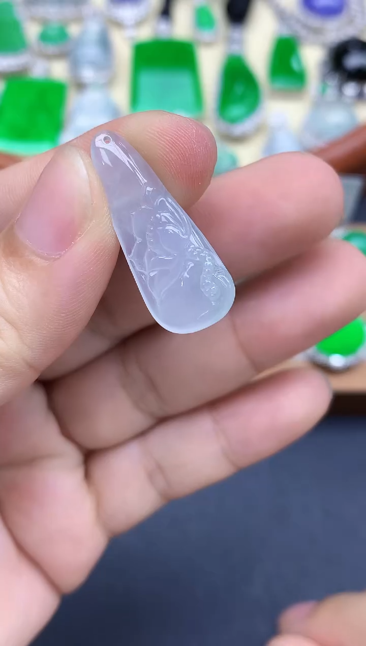 颈饰未镶嵌翡翠205-中国好珍宝
