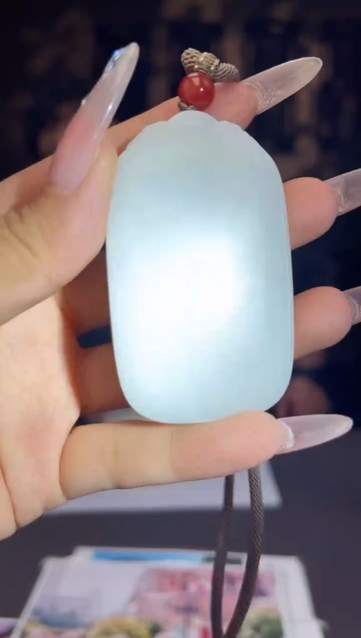 和田玉未镶嵌颈饰A960