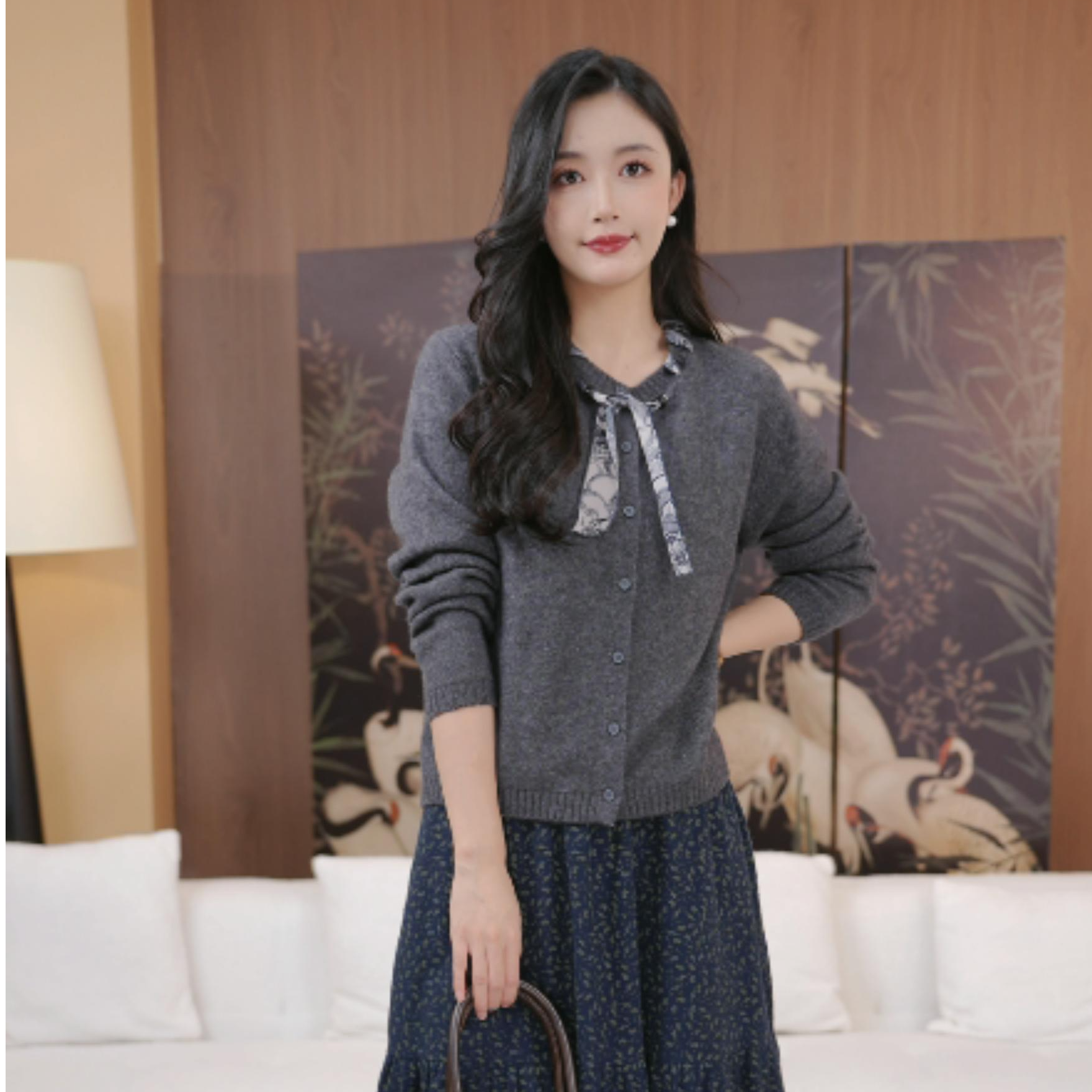  青禾叙 小高领（扣子款）百搭打底服装链接