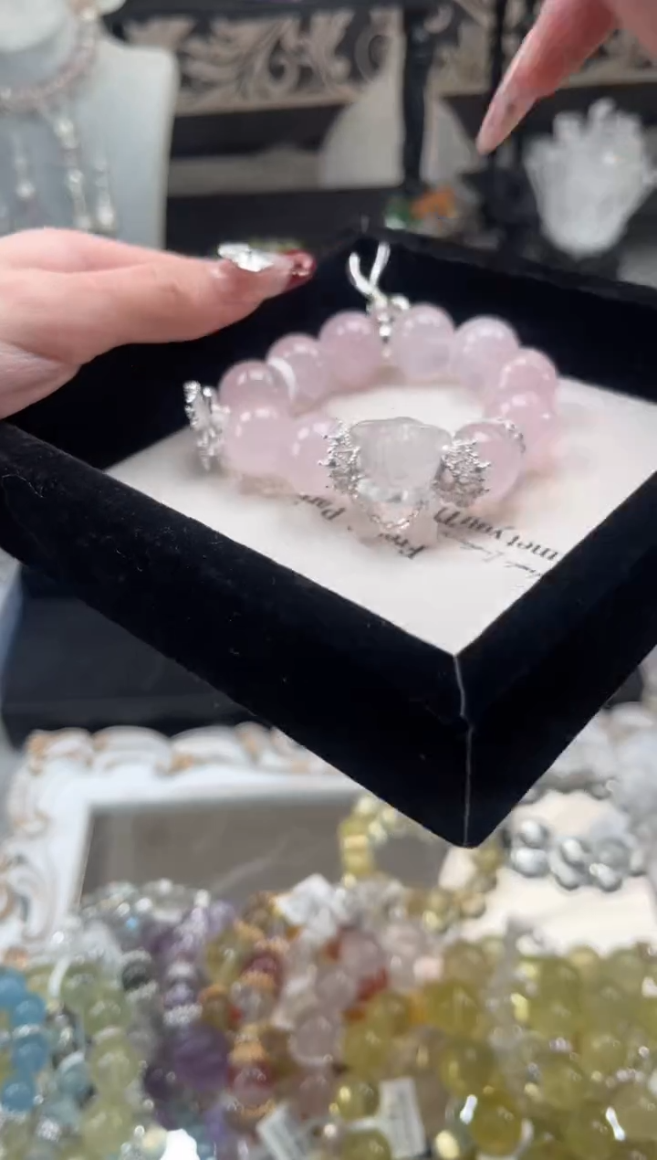 【闪购商品】烟晶手链银S925镶嵌天然水晶 多样性发货