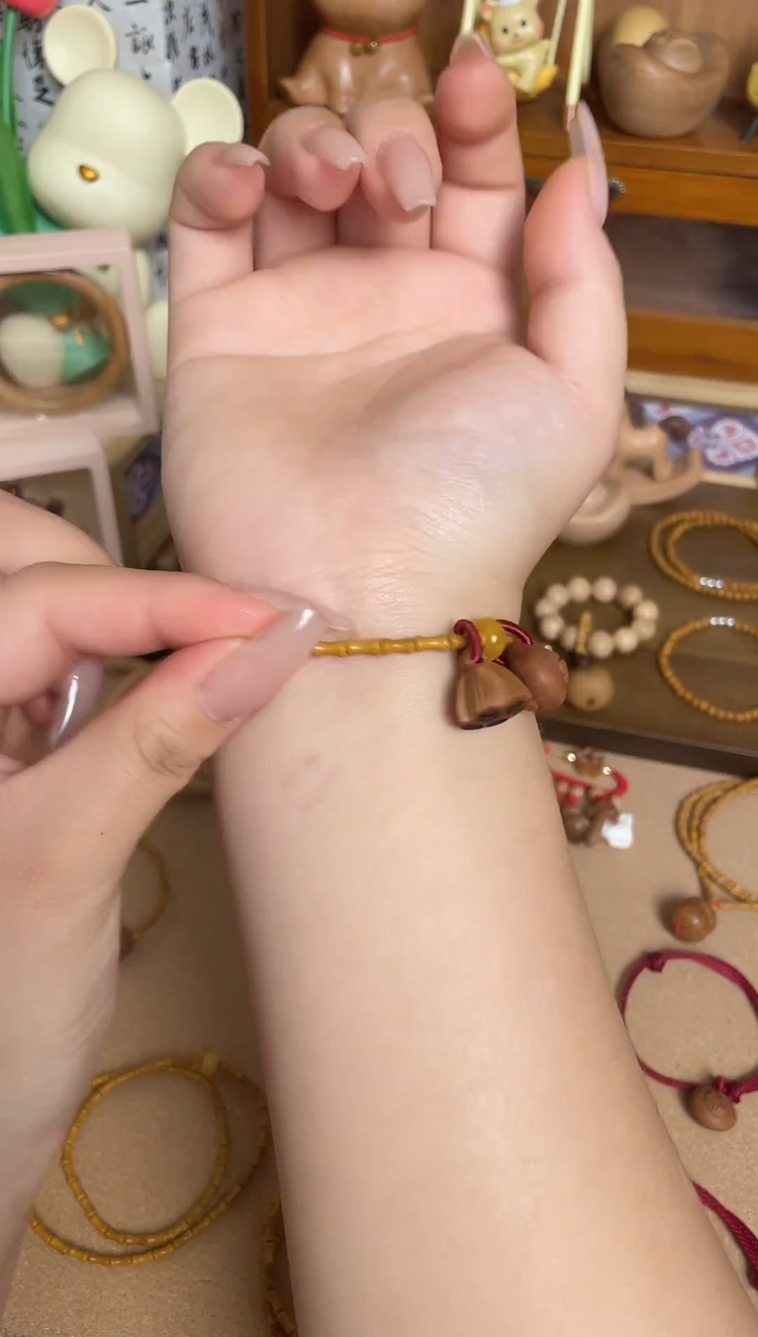 竹节福运连连加黄跑环一物一拍