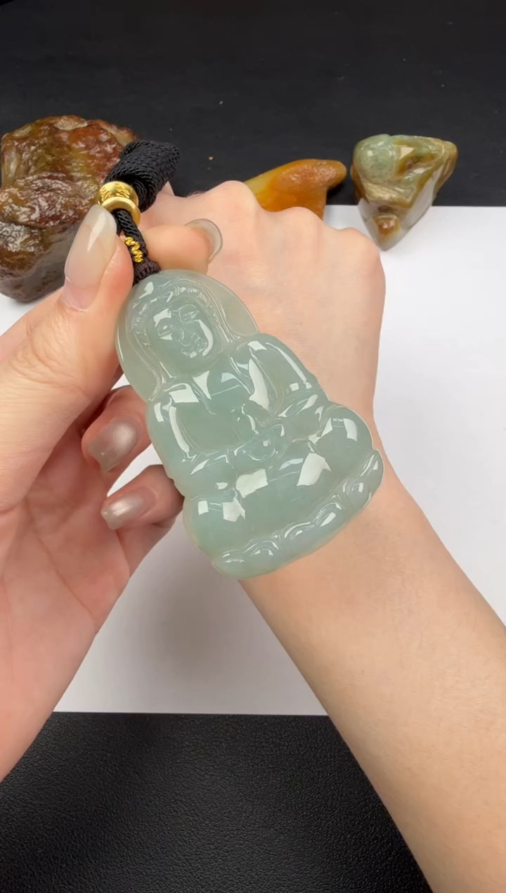 吊坠(不含链)未镶嵌翡翠翡翠饰品-58