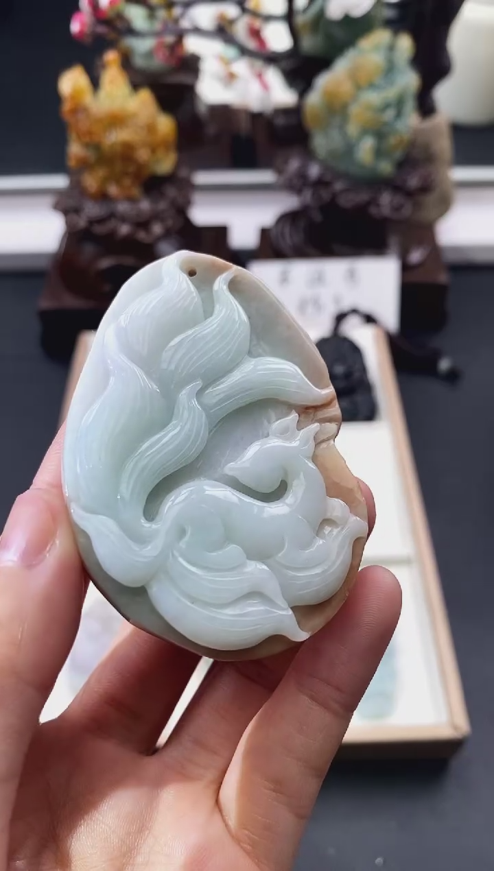 颈饰未镶嵌翡翠天然缅甸A货翡翠