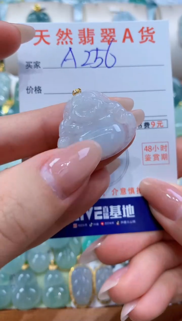 翡翠未镶嵌颈饰天然A货翡翠挂件