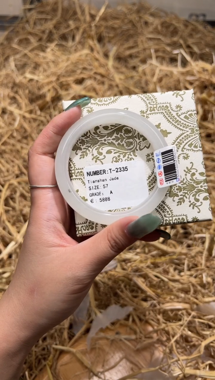 未镶嵌手镯石英质玉T2335