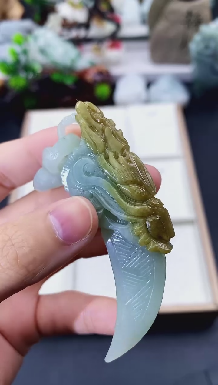 颈饰未镶嵌翡翠天然缅甸A货翡翠
