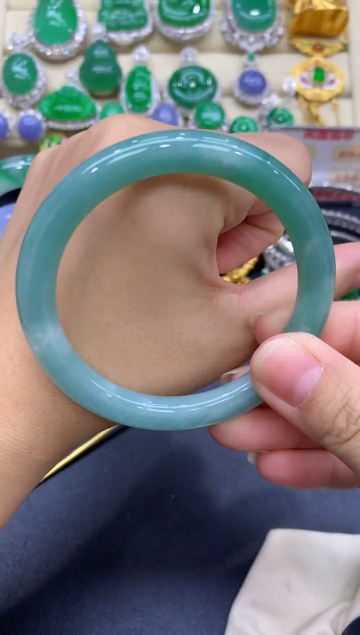 未镶嵌手镯翡翠295-中国好珍宝