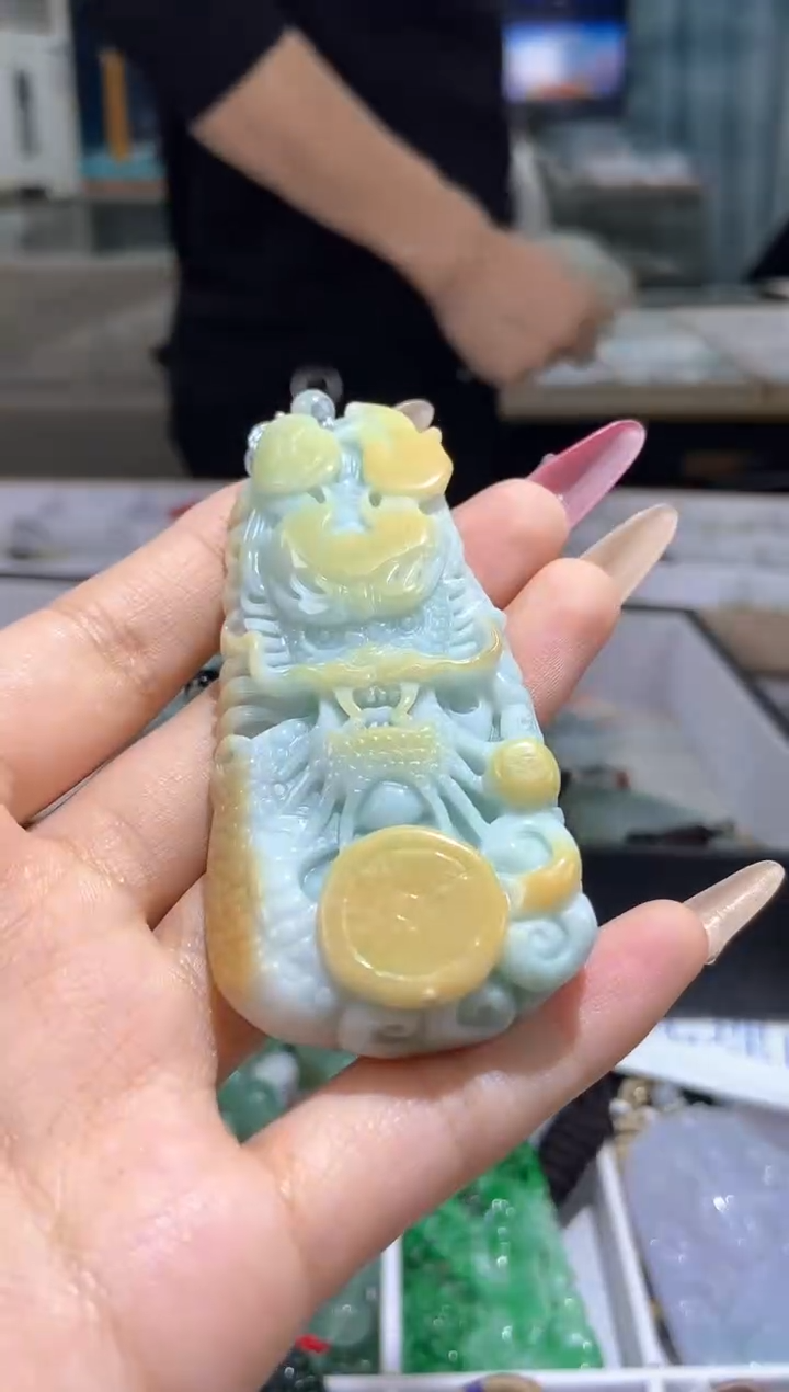 【闪购商品】翡翠颈饰未镶嵌天然缅甸翡翠A货未镶嵌