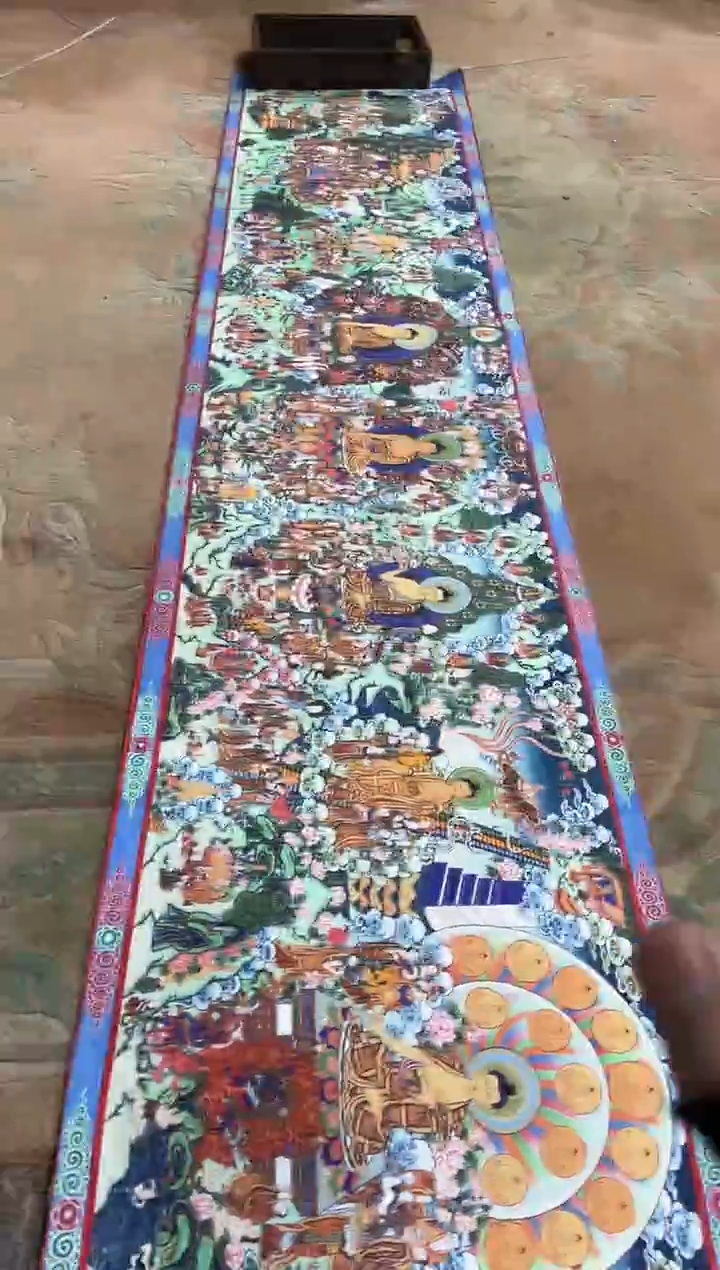 卷轴画路路的唐卡tk160