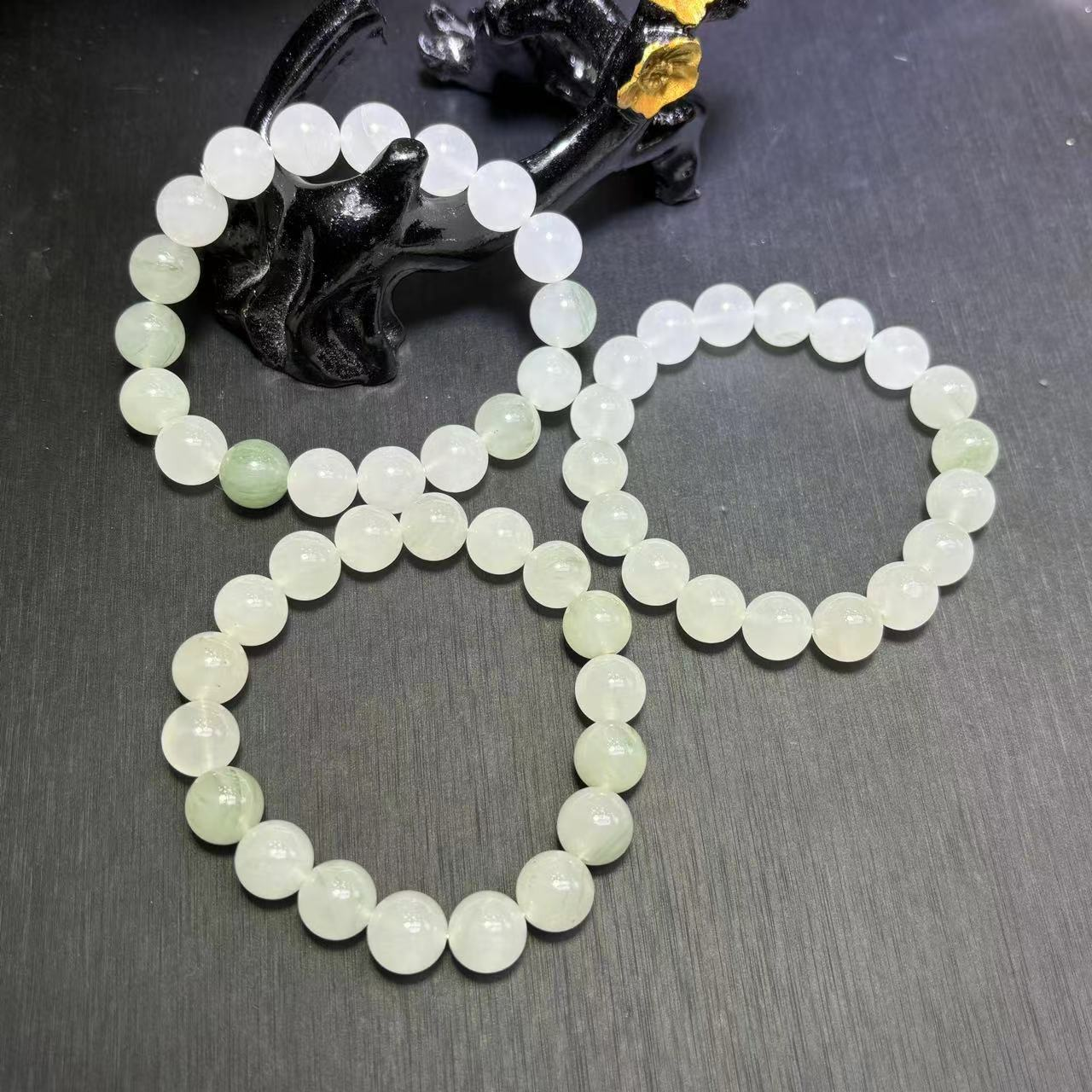 S6243-卡10左右-寒冰天山翠手串-多样性发其一