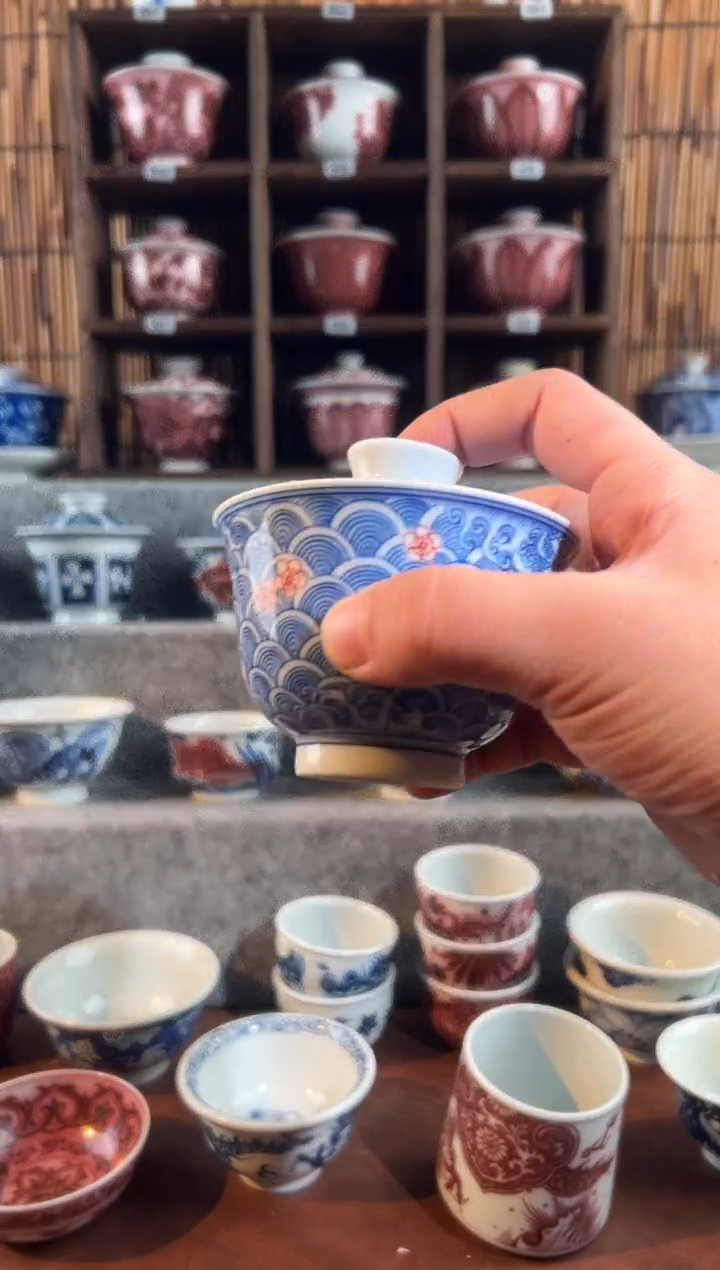 【闪购商品】021天禄言此次落花流水盖碗