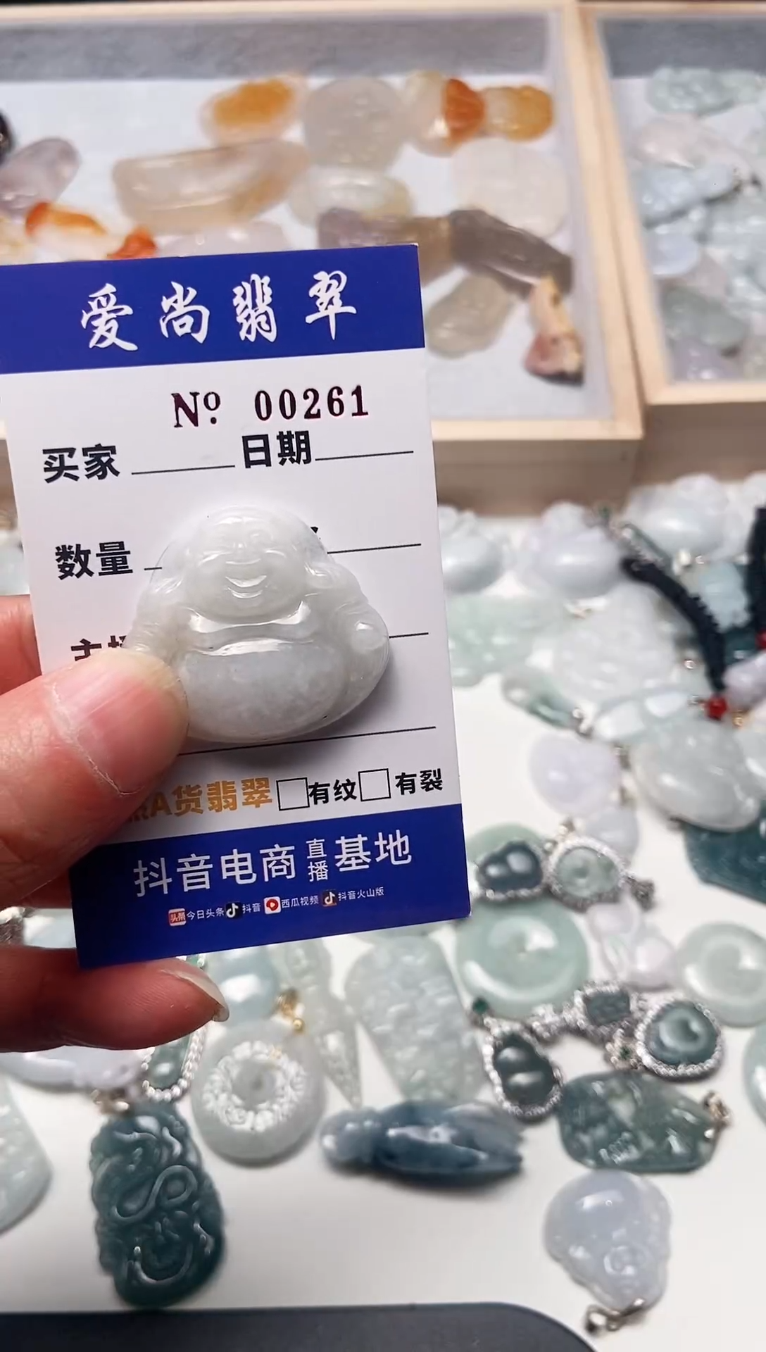 【闪购商品】翡翠吊坠(赠链)未镶嵌多样性拍一发一000