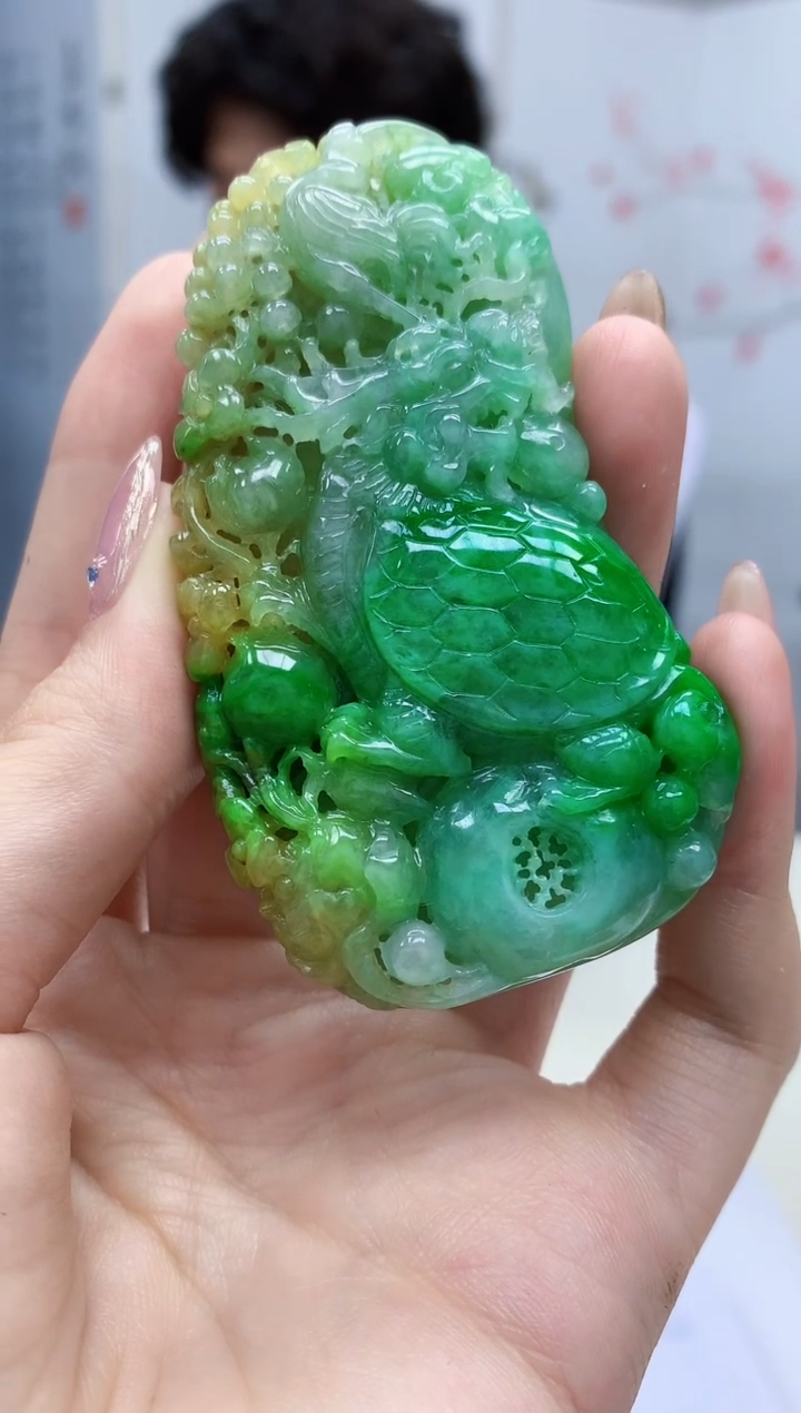 【闪购商品】定制翡翠未镶嵌5145jw-毛货挂件赠珠链77