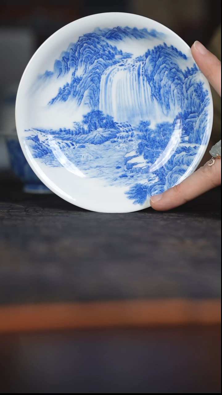 摆件瓷蒋*景德镇陶瓷精品茶器