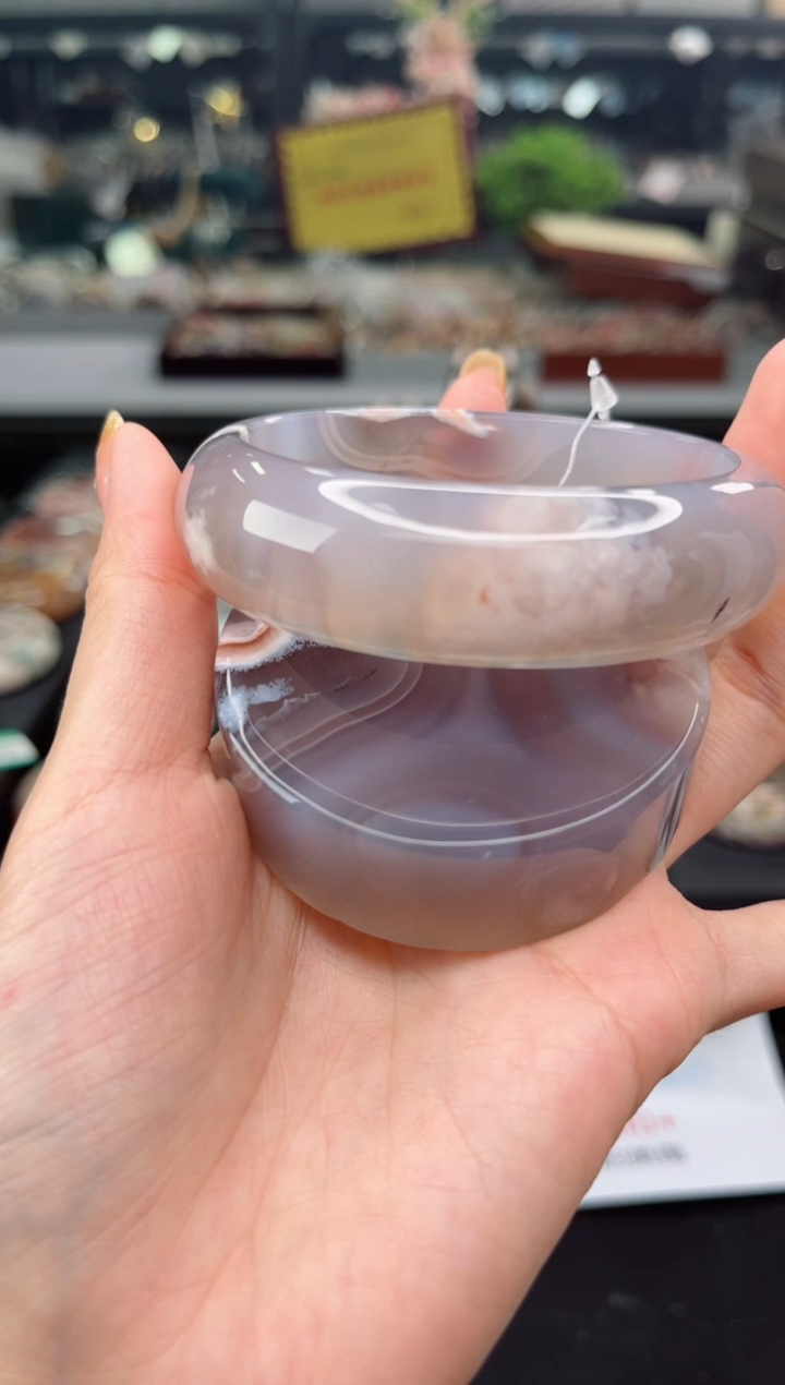 【闪购商品】石英质玉手镯未镶嵌60圈口（赠品镯心）6571421