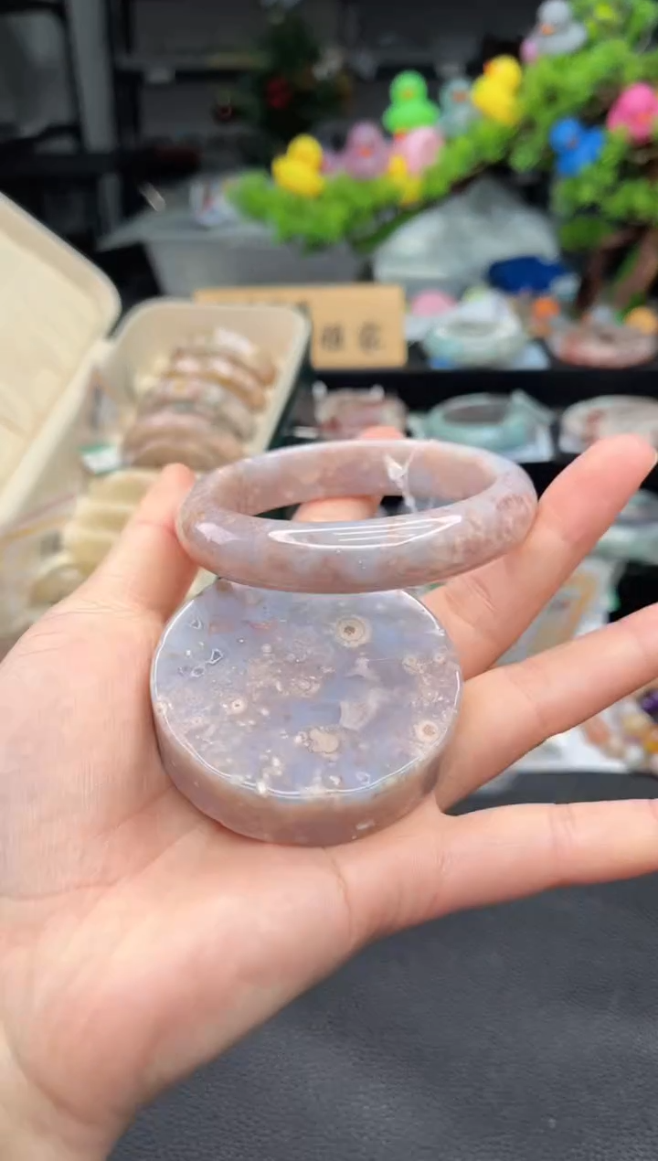 石英质玉未镶嵌手镯59圈口（赠品镯心）3931277