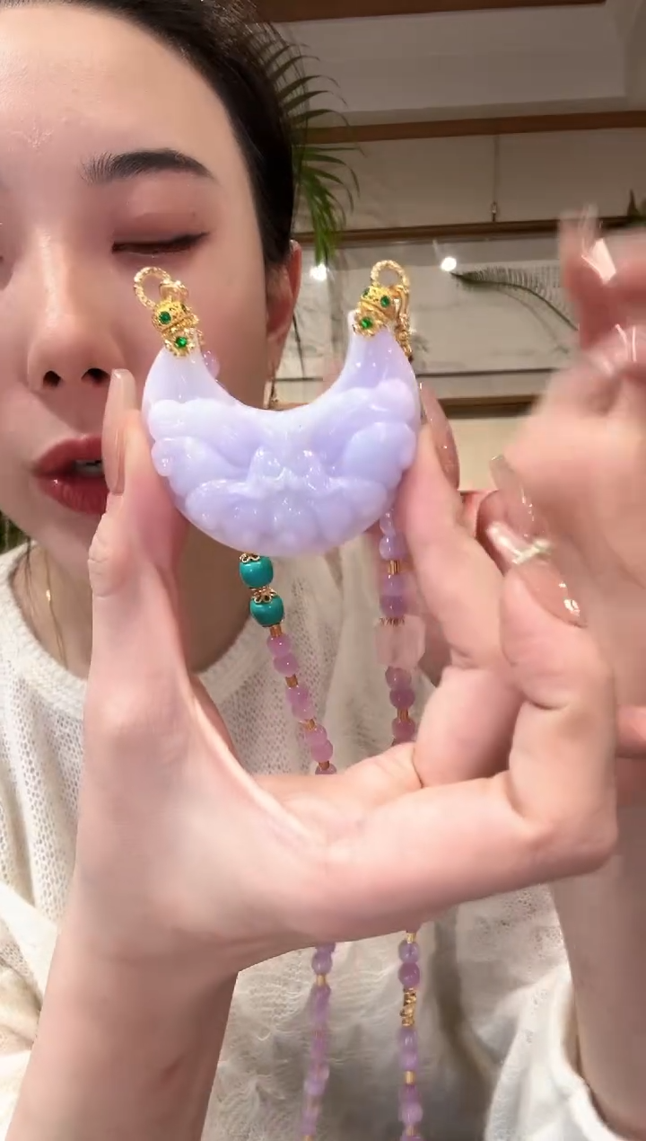 【闪购商品】翡翠颈饰未镶嵌国风