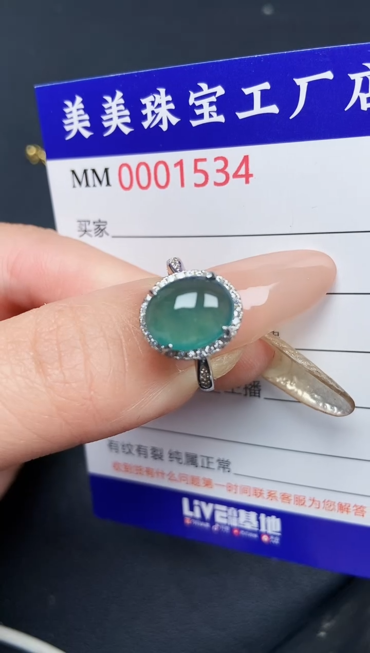 【闪购商品】翡翠颈饰银S925镶嵌1534