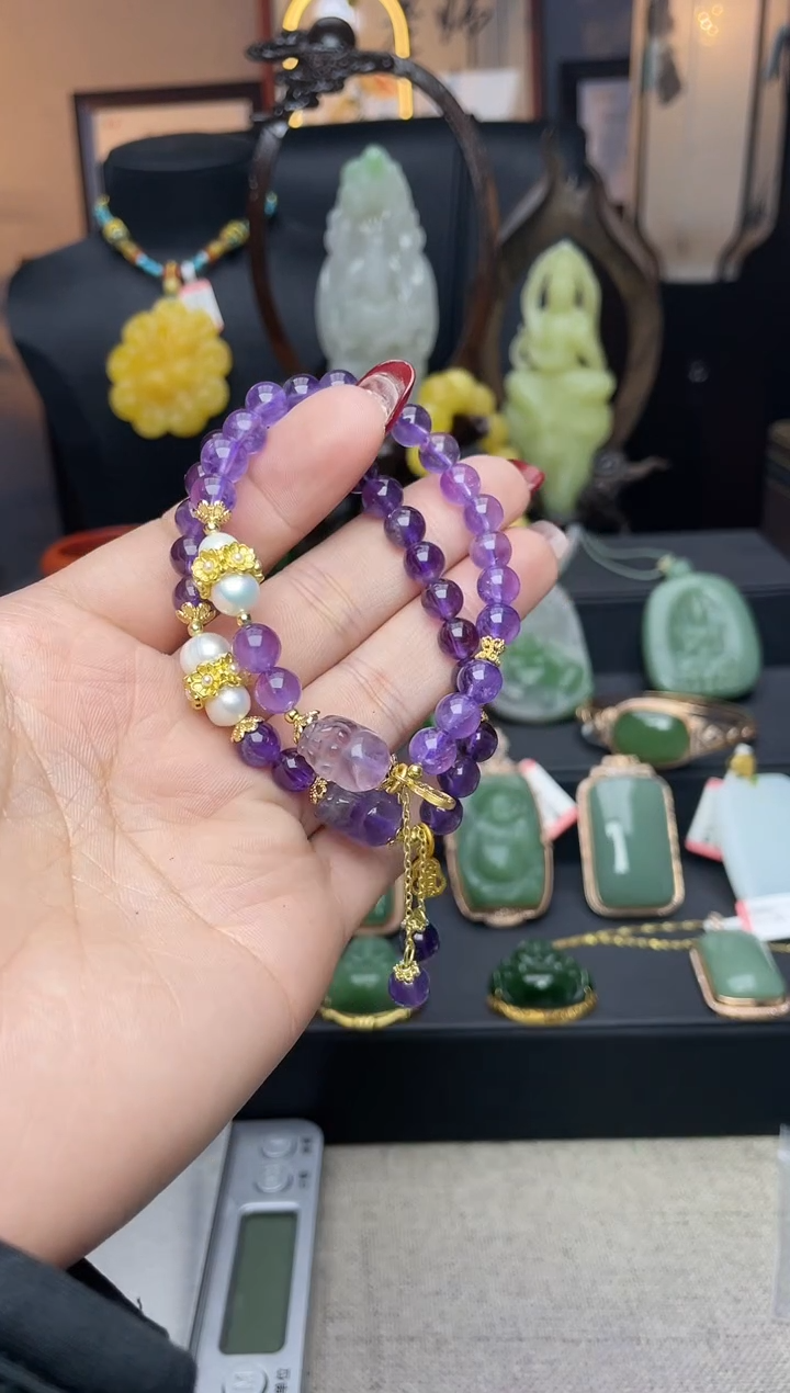 【闪购商品】水晶手链未镶嵌手串多样性发其一f059