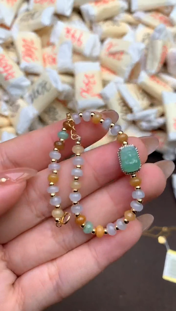 【闪购商品】翡翠手链银S925镶嵌—