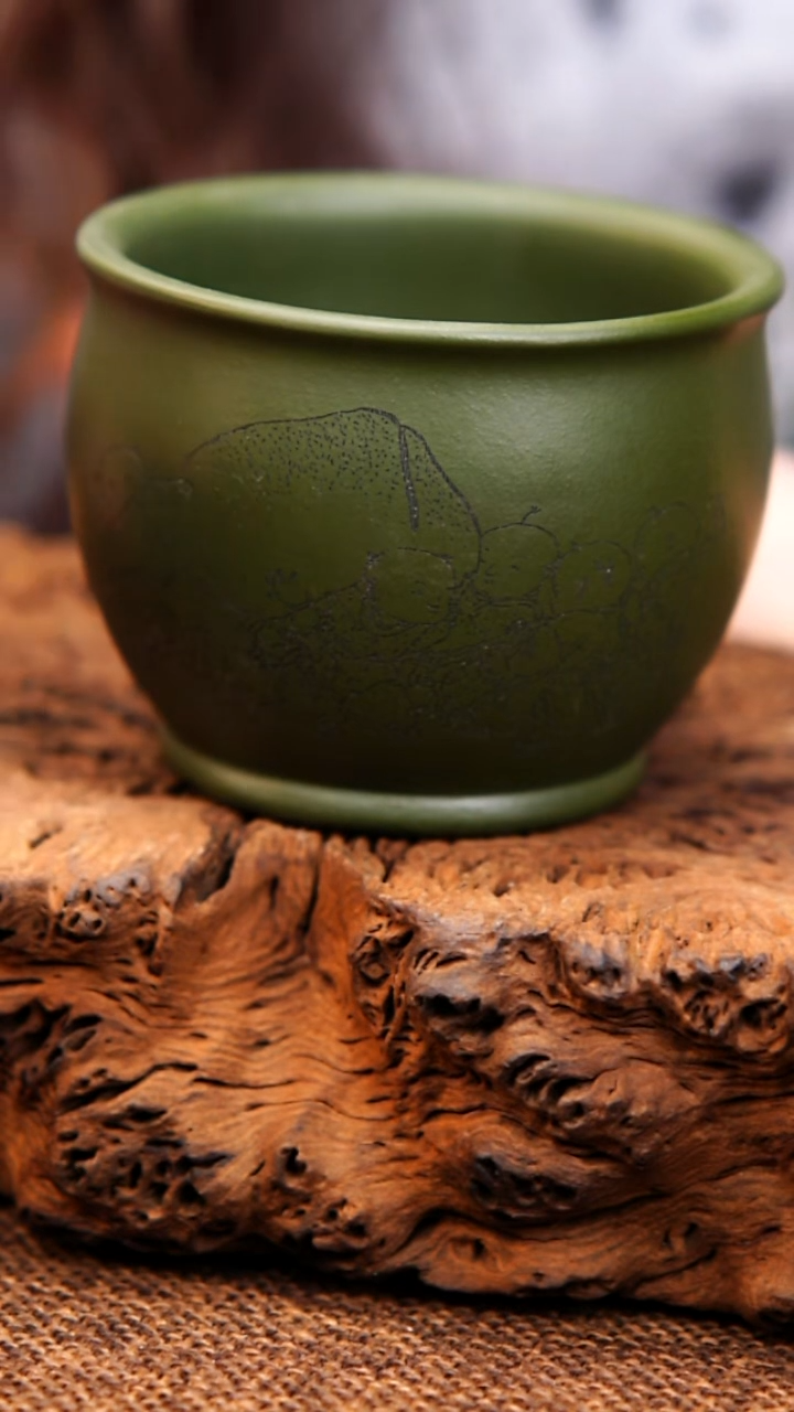 茶杯紫砂原矿紫砂杯
