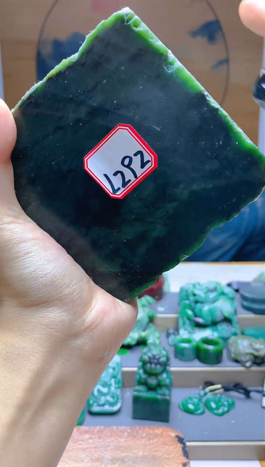 【闪购商品】和田玉（碧玉）珠宝半成品未镶嵌1