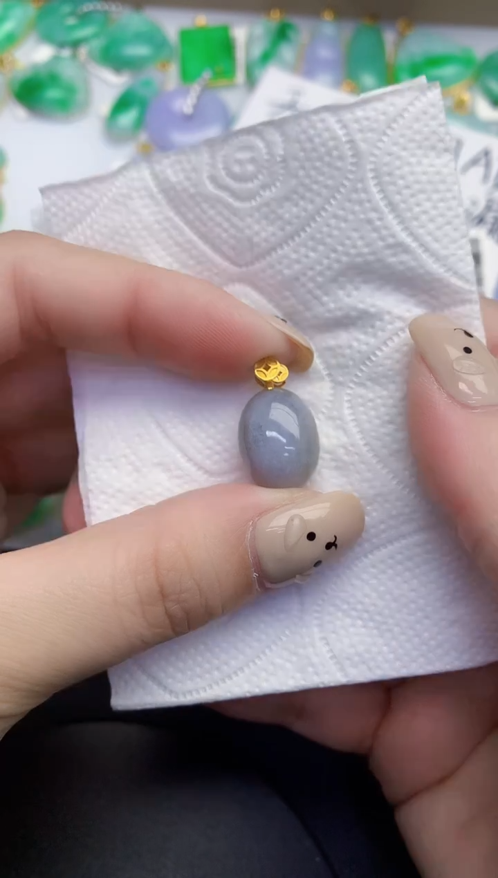 颈饰未镶嵌翡翠缅甸天然翡翠A货