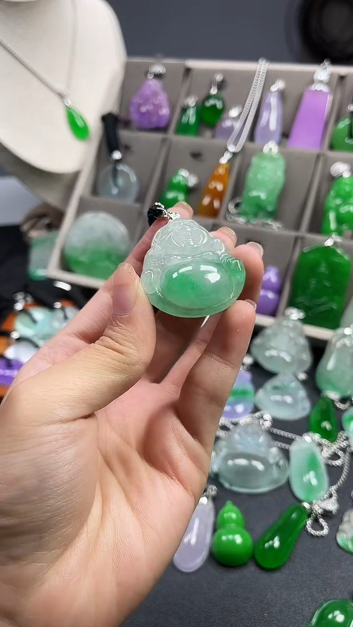 颈饰未镶嵌翡翠  所见即所得 一图一物