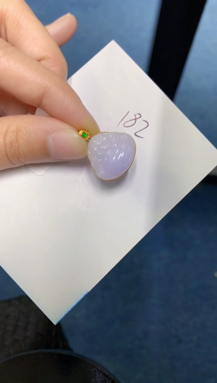 【闪购商品】翡翠颈饰18K金镶嵌000000000