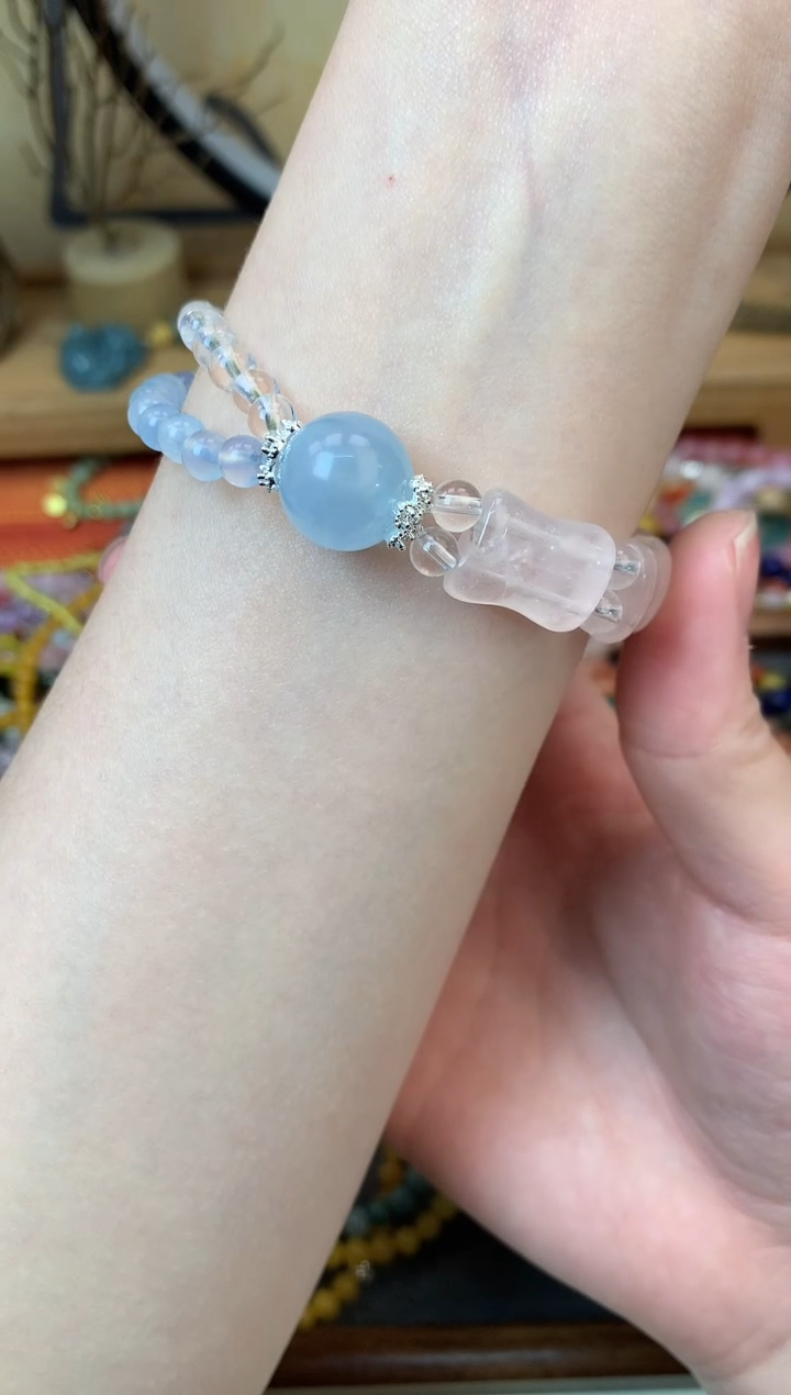 【闪购商品】水晶手链银S925镶嵌286手串