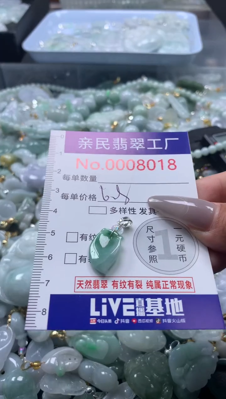 颈饰未镶嵌翡翠8018
