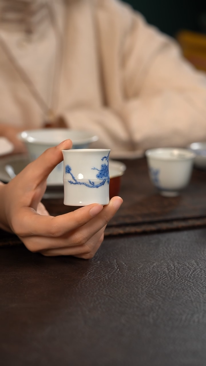 【闪购商品】杯聚澜堂松枝小竹节杯