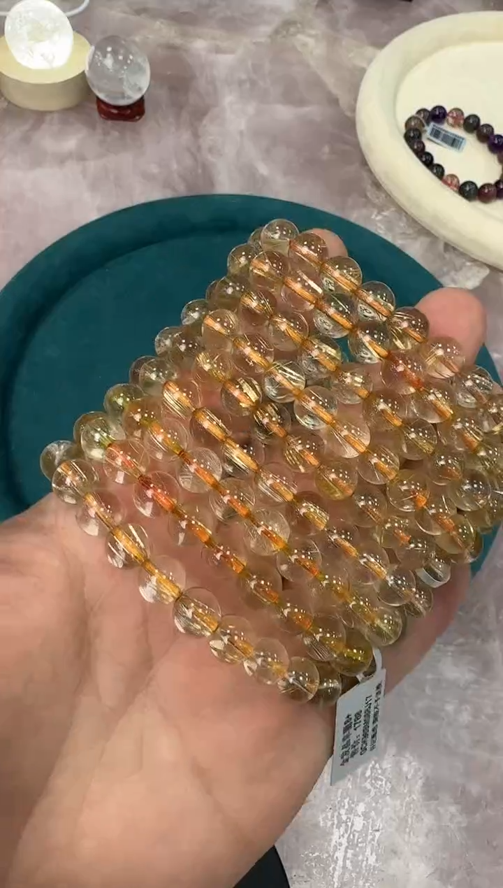 【闪购商品】水晶手链未镶嵌GCK969 约8mm多样性发一件