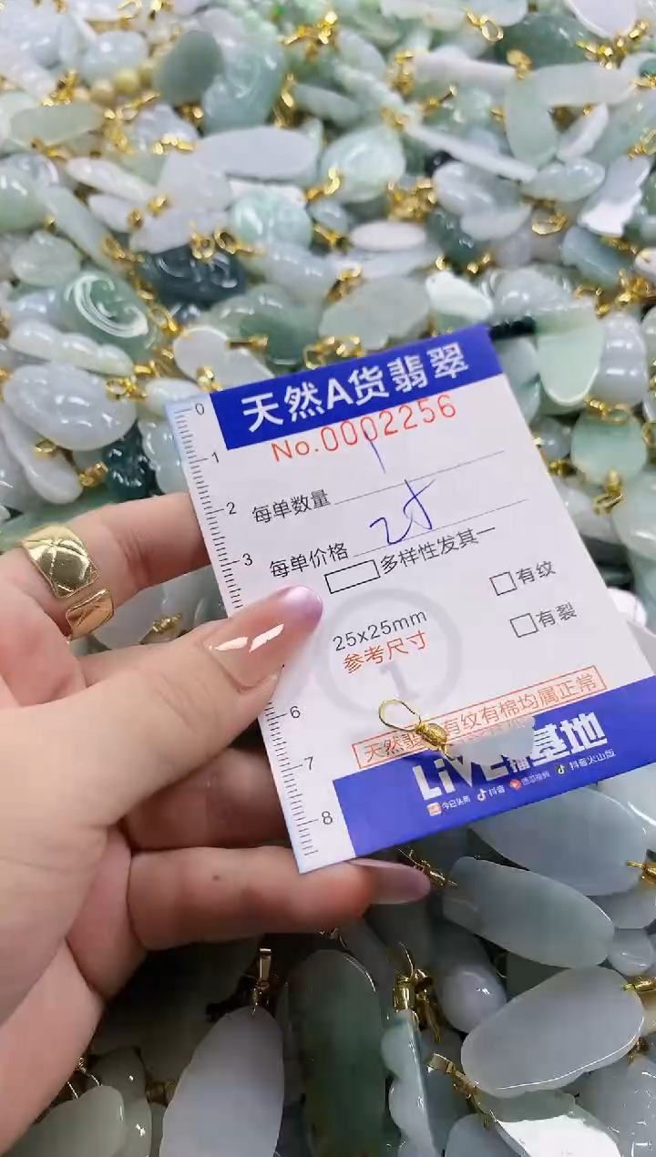 颈饰未镶嵌翡翠天然A货翡翠