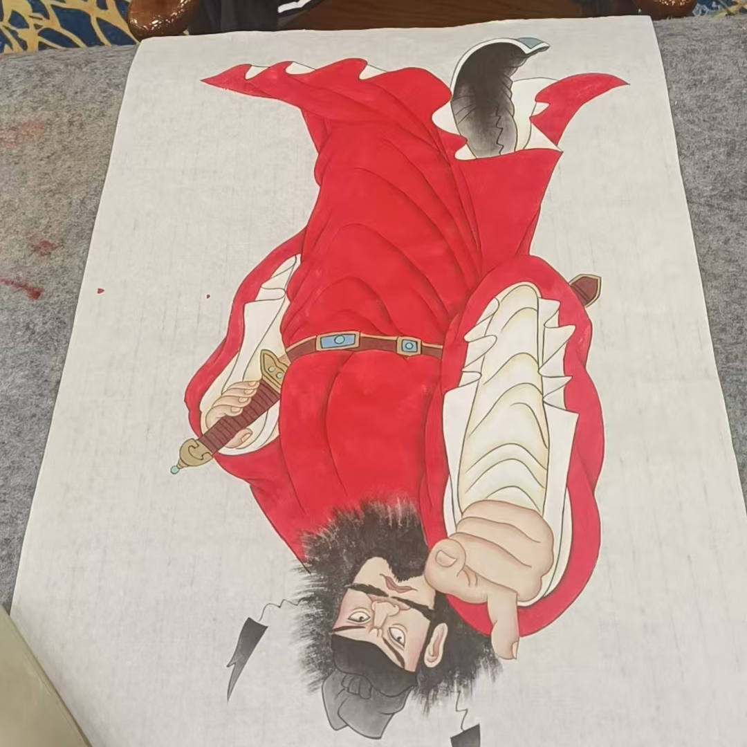 橱窗展示/艺品文化展厅/王奉超(笔名鲁钰)/宣纸国画 /纯手绘