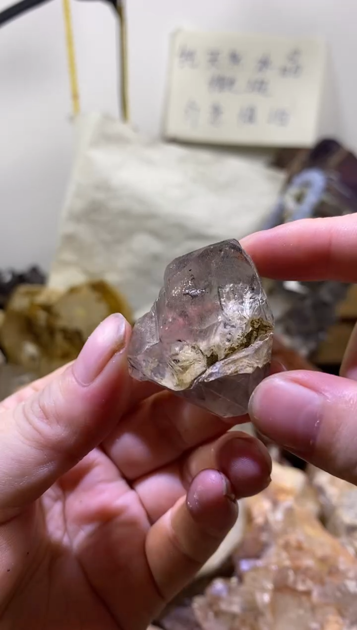 未镶嵌珠宝半成品水晶7号黄泥骸骨闪灵