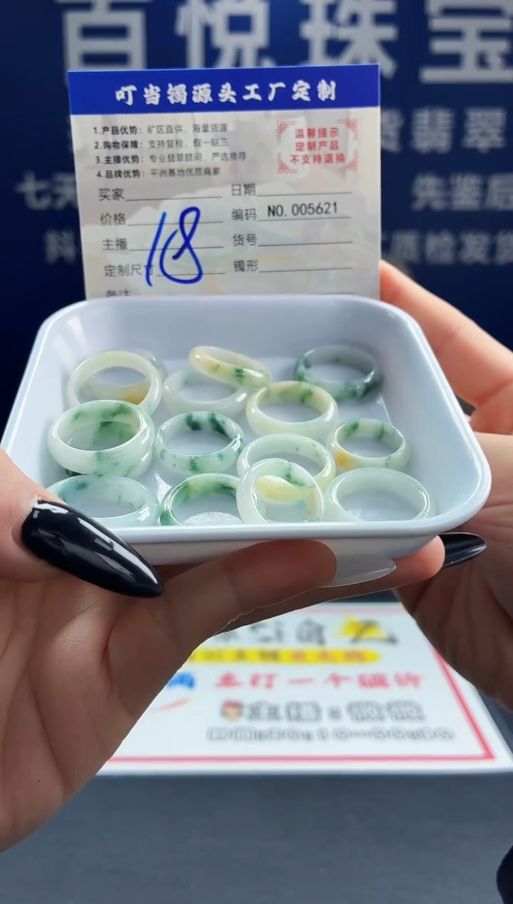 颈饰未镶嵌翡翠戒圈