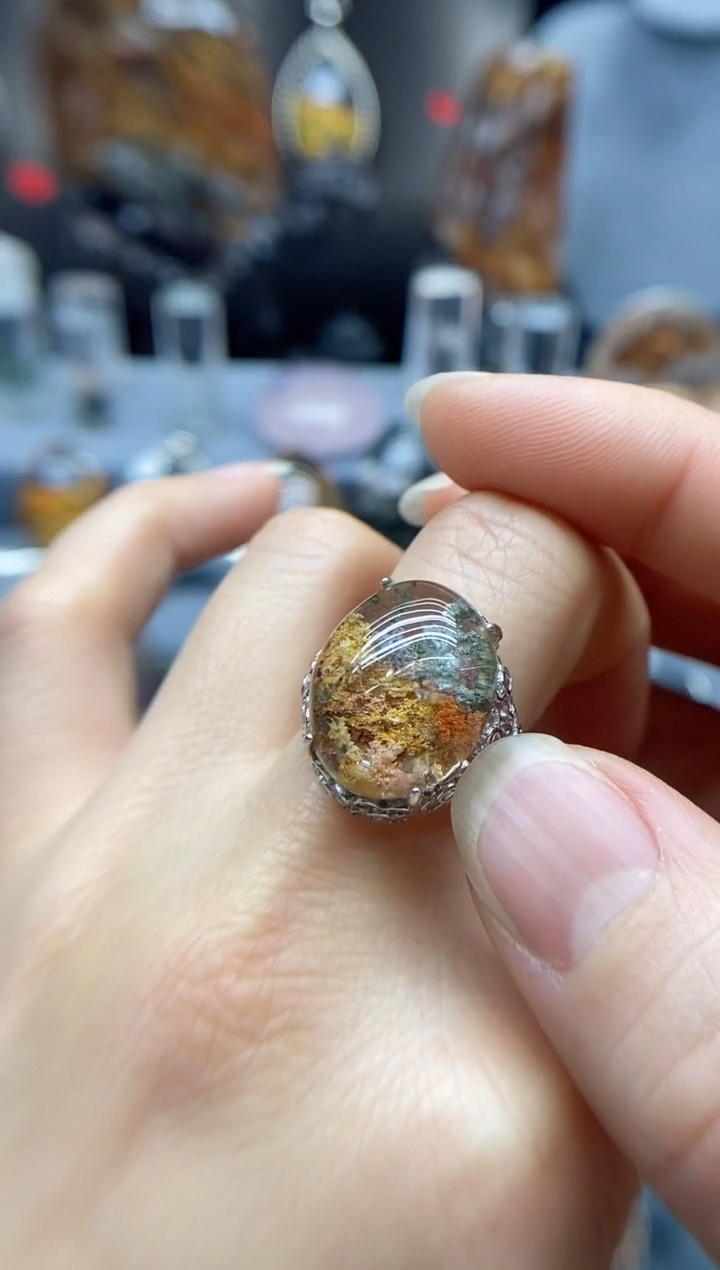 【闪购商品】水晶戒指银S925镶嵌水晶水晶