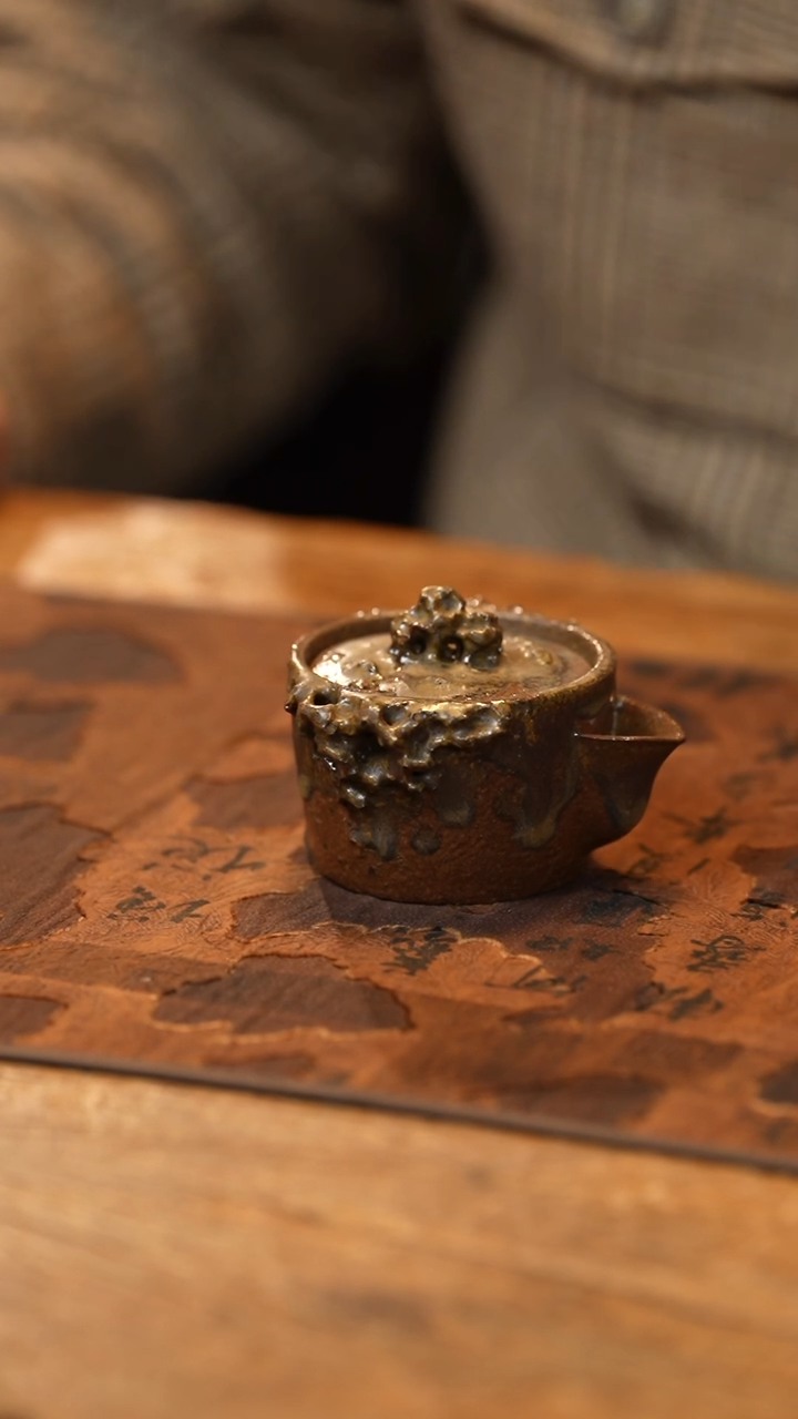 【闪购商品】【有茶器】全手工柴烧太湖石宝瓶