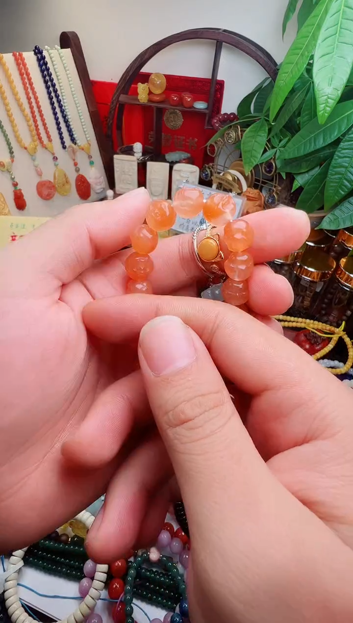 未镶嵌手链南红玛瑙马*心一物一件）006135