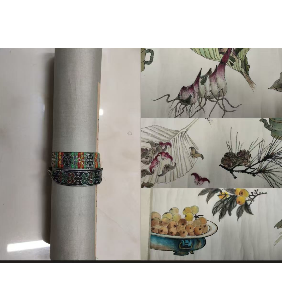 郑老款花鸟小长卷320/29