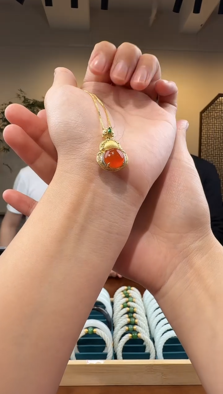 颈饰未镶嵌南红玛瑙22-626-12.20多样性拍一发一