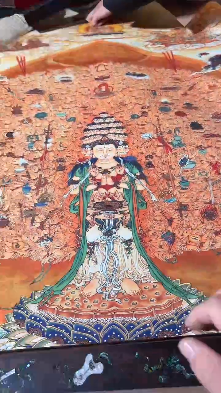 卷轴画藏式珍藏彩绘艺术馆163