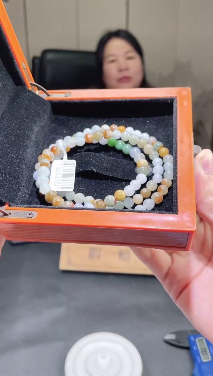 未镶嵌定制翡翠珠串 拍一发一